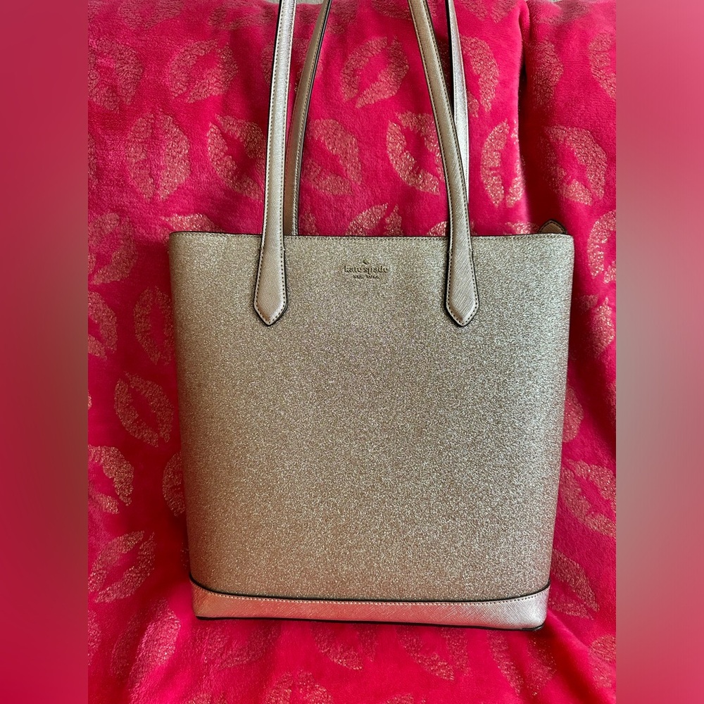 Gold Kate Spade tote ♠️